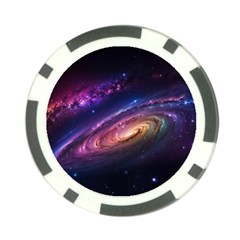 Universe Space Star Rainbow Poker Chip Card Guard