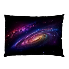 Universe Space Star Rainbow Pillow Case by Ravend