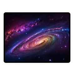 Universe Space Star Rainbow Fleece Blanket (small) by Ravend