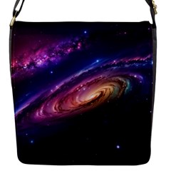 Universe Space Star Rainbow Flap Closure Messenger Bag (s) by Ravend