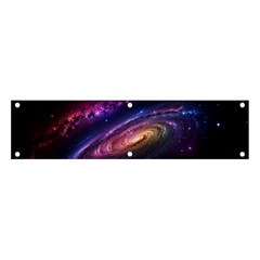 Universe Space Star Rainbow Banner And Sign 4  X 1  by Ravend