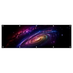 Universe Space Star Rainbow Banner And Sign 12  X 4  by Ravend