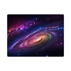 Universe Space Star Rainbow Premium Plush Fleece Blanket (mini) by Ravend