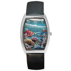 Fish Sea Ocean Barrel Style Metal Watch by Ravend