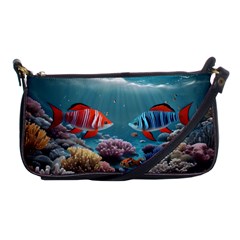 Fish Sea Ocean Shoulder Clutch Bag by Ravend