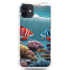 Fish Sea Ocean Iphone 12/12 Pro Tpu Uv Print Case by Ravend