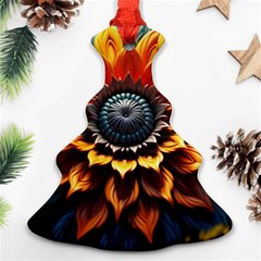 Flower Plant Geometry Ornament (christmas Tree)  by Ravend