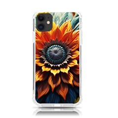 Flower Plant Geometry Iphone 11 Tpu Uv Print Case by Ravend