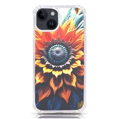 Flower Plant Geometry Iphone 14 Tpu Uv Print Case by Ravend