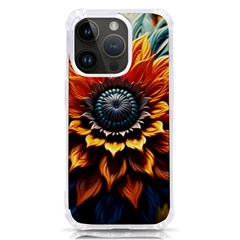 Flower Plant Geometry Iphone 14 Pro Tpu Uv Print Case by Ravend