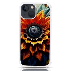 Flower Plant Geometry Iphone 13 Mini Tpu Uv Print Case by Ravend