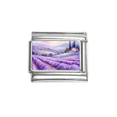 Lavender Flower Tree Italian Charm (9mm) by Ravend