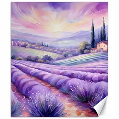 Lavender Flower Tree Canvas 8  X 10  by Ravend