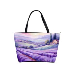 Lavender Flower Tree Classic Shoulder Handbag by Ravend