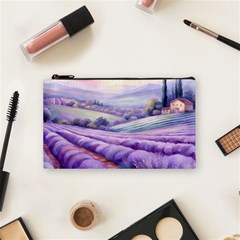 Lavender Flower Tree Cosmetic Bag (small) by Ravend