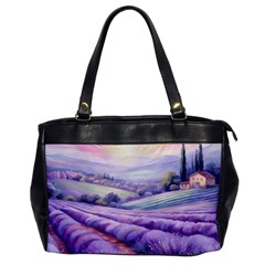 Lavender Flower Tree Oversize Office Handbag by Ravend