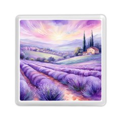 Lavender Flower Tree Memory Card Reader (square) by Ravend