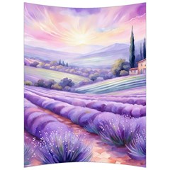 Lavender Flower Tree Back Support Cushion by Ravend