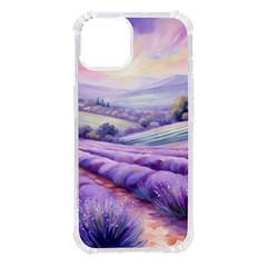 Lavender Flower Tree Iphone 14 Tpu Uv Print Case by Ravend