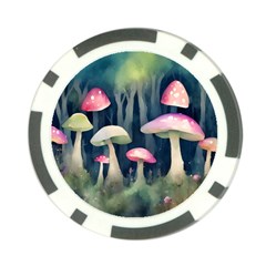 Mushroom Fungus Poker Chip Card Guard by Ravend