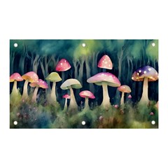 Mushroom Fungus Banner And Sign 5  X 3  by Ravend