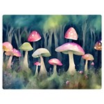 Mushroom Fungus Premium Plush Fleece Blanket (Extra Small) 40 x30  Blanket Front