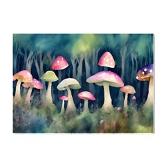 Mushroom Fungus Crystal Sticker (a4) by Ravend