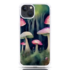 Mushroom Fungus Iphone 13 Tpu Uv Print Case by Ravend