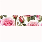 Flower Rose Pink Large Bar Mat 32 x8.5  Bar Mat