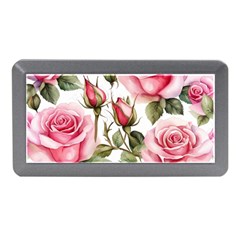 Flower Rose Pink Memory Card Reader (mini) by Ravend