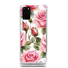 Flower Rose Pink Samsung Galaxy S20plus 6 7 Inch Tpu Uv Case by Ravend