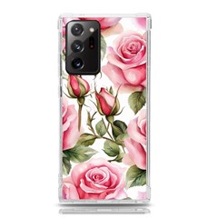 Flower Rose Pink Samsung Galaxy Note 20 Ultra Tpu Uv Case by Ravend