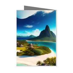 Beach Island Nature Mini Greeting Cards (pkg Of 8)