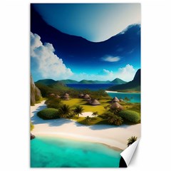 Beach Island Nature Canvas 24  X 36  by Ravend