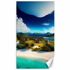 Beach Island Nature Canvas 40  X 72  by Ravend