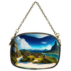 Beach Island Nature Chain Purse (one Side) by Ravend