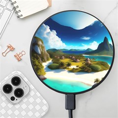 Beach Island Nature Wireless Fast Charger(black) by Ravend