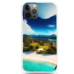 Beach Island Nature Iphone 12 Pro Max Tpu Uv Print Case by Ravend