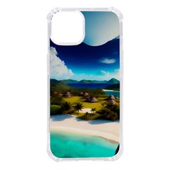 Beach Island Nature Iphone 14 Tpu Uv Print Case by Ravend