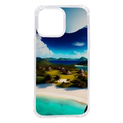 Beach Island Nature Iphone 14 Pro Max Tpu Uv Print Case by Ravend