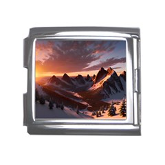 Landscape Mountains Nature Mega Link Italian Charm (18mm) by Ravend