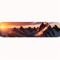 Landscape Mountains Nature Large Bar Mat by Ravend