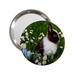 Rabbit 2 25  Handbag Mirrors by artworkshop