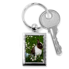 Rabbit Key Chain (rectangle) by artworkshop