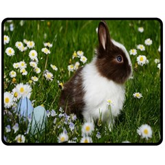 Rabbit Fleece Blanket (medium) by artworkshop