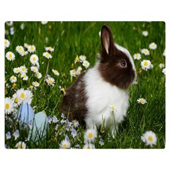 Rabbit Premium Plush Fleece Blanket (medium) by artworkshop