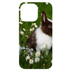 Rabbit Iphone 14 Pro Max Black Uv Print Case by artworkshop