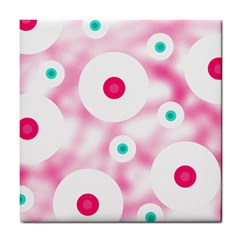 Wallpaper Pink Tile Coaster by Luxe2Comfy