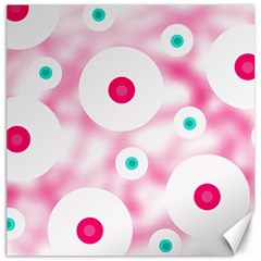 Wallpaper Pink Canvas 12  X 12  by Luxe2Comfy