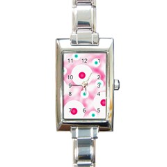 Wallpaper Pink Rectangle Italian Charm Watch by Luxe2Comfy